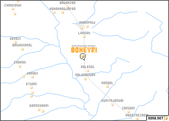 map of Boḩeyrī