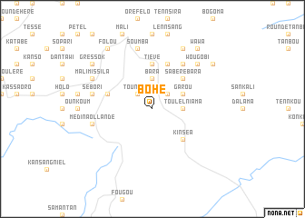 map of Bohé