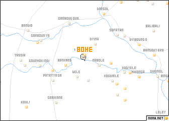 map of Bohé