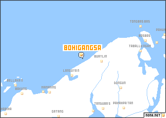 map of Bohi Gañgsa