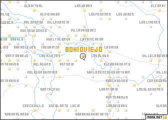 map of Bohío Viejo