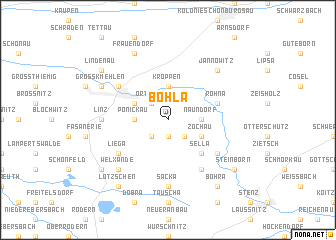 map of Böhla