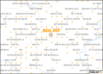 map of Bohlhof