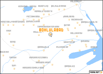 map of Bohlūlābād