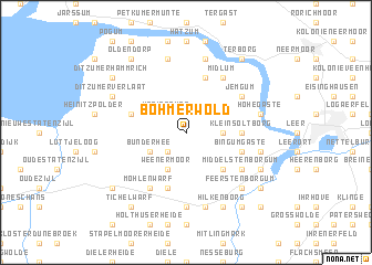 map of Böhmerwold