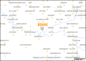 map of Böhme