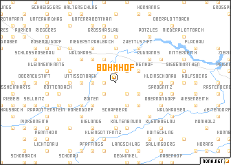 map of Böhmhöf