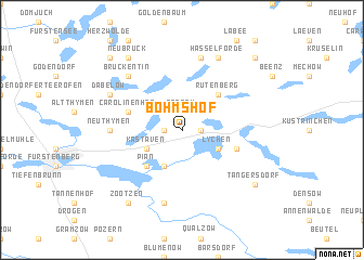 map of Bohmshof