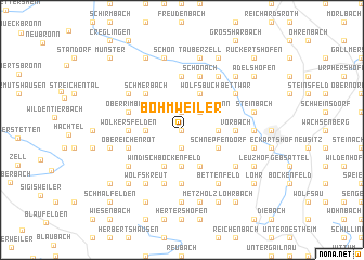 map of Böhmweiler