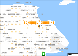 map of Bohnenburger Reihe