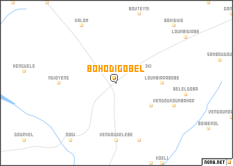 map of Bohodi Gobel