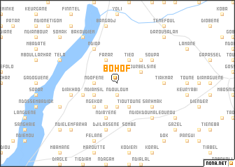 map of Bohof