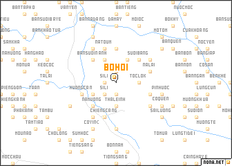 map of Bó Hoi