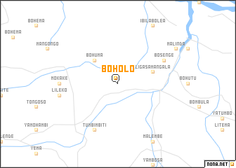 map of Boholo