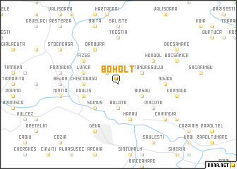 map of Boholt