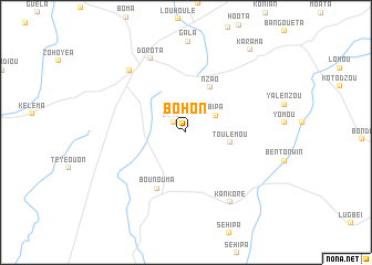 map of Bohon