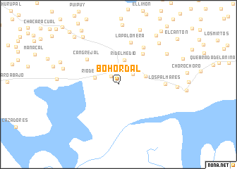 map of Bohordal