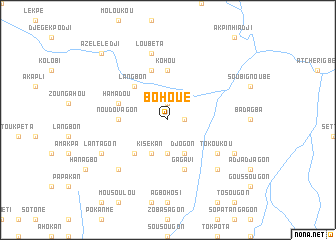 map of Bohoué