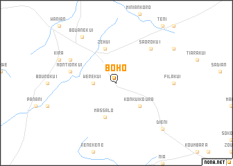 map of Boho