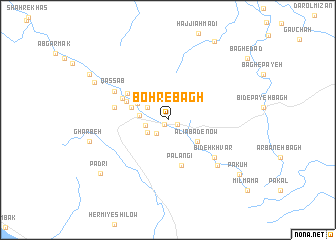 map of Bohr-e Bāgh