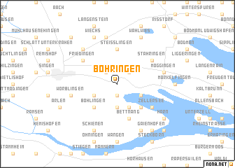 map of Böhringen