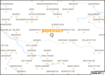 map of Böhringen