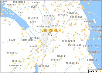 map of Bohrwāla