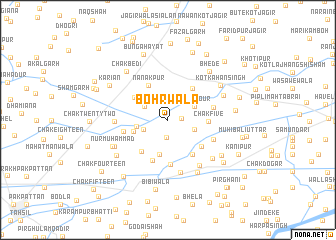 map of Bohrwāla