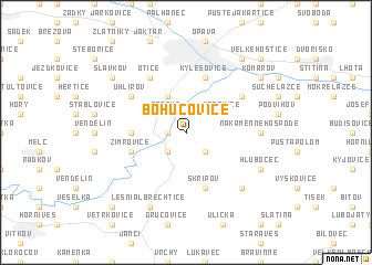 map of Bohučovice