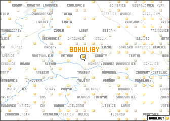 map of Bohuliby