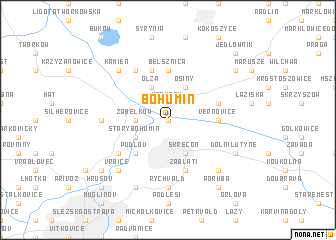 map of Bohumín