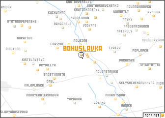 map of (( Bohuslavka ))