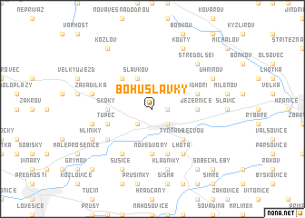 map of Bohuslávky