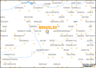 map of Bohuslav