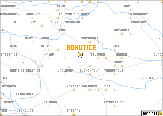 map of Bohutice