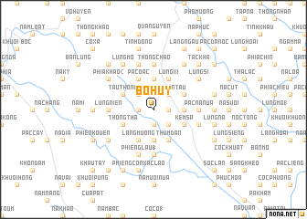 map of Bó Huy