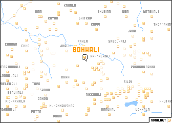 map of Bohwāli