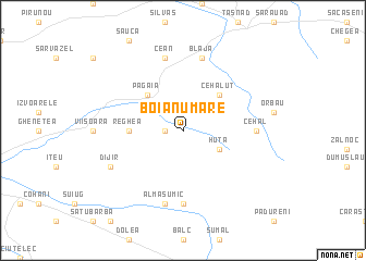 map of Boianu Mare