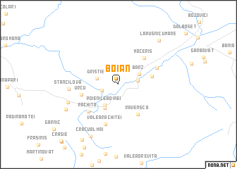 map of Boian