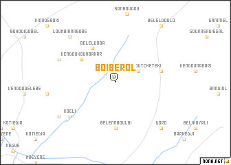 map of Boibérol