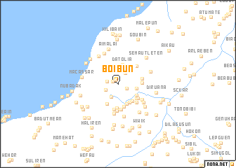 map of Boibun