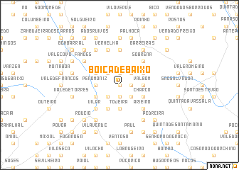 map of Boiça de Baixo