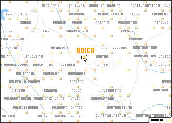 map of Boiça