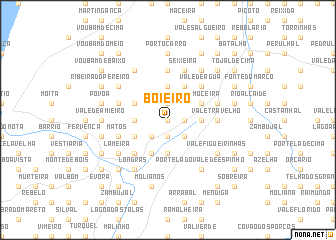 map of Boieiro