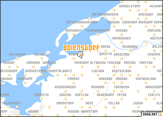 map of Boiensdorf