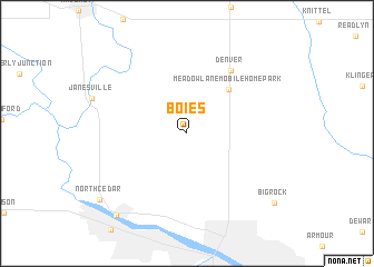 map of Boies