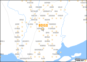 map of Boigo