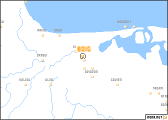 map of Boig