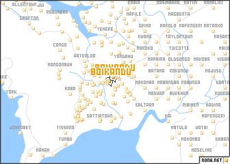 map of Boikandu