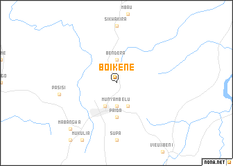 map of Boikene